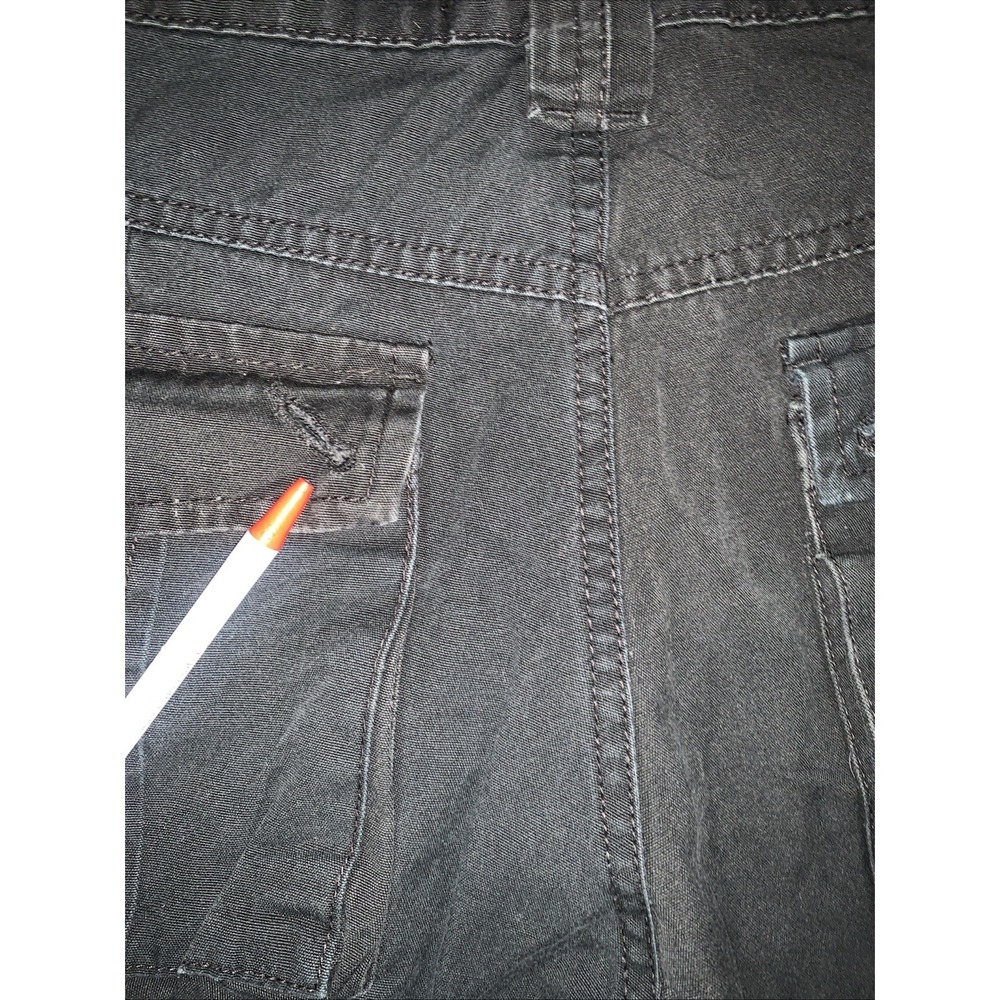 Vintage Lu Dao‎ Jing Ying Military Cargo Paratrooper Fatigue Pants M Black 31x30 - Picture 10 of 11